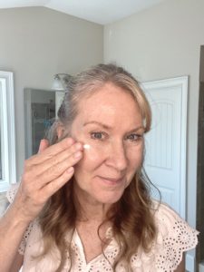 Apply the DRMTLGY eye cream each morning to keep your skin moisturized