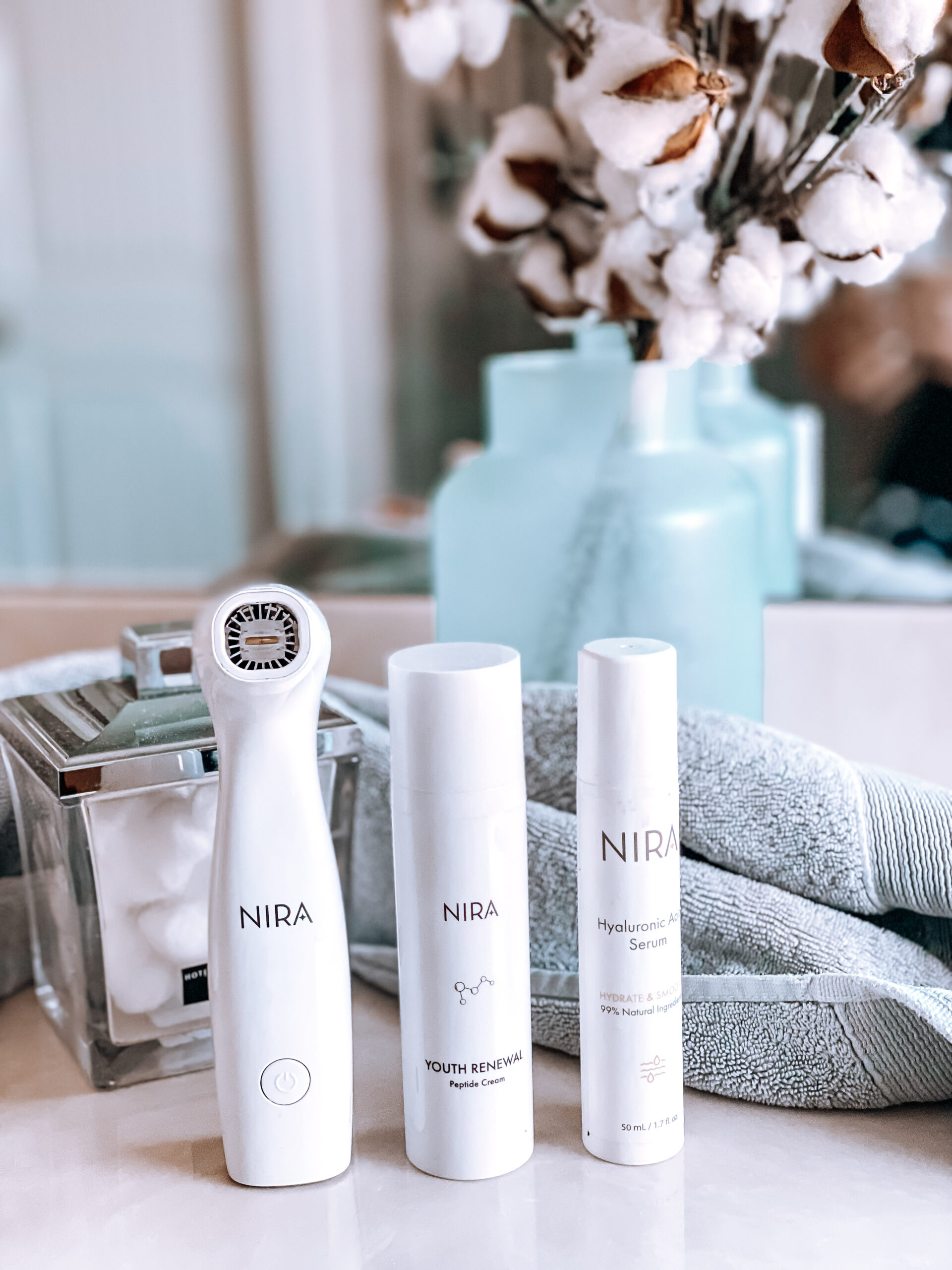 The Nira Pro SkinLaser and the line of creams and serums they sell